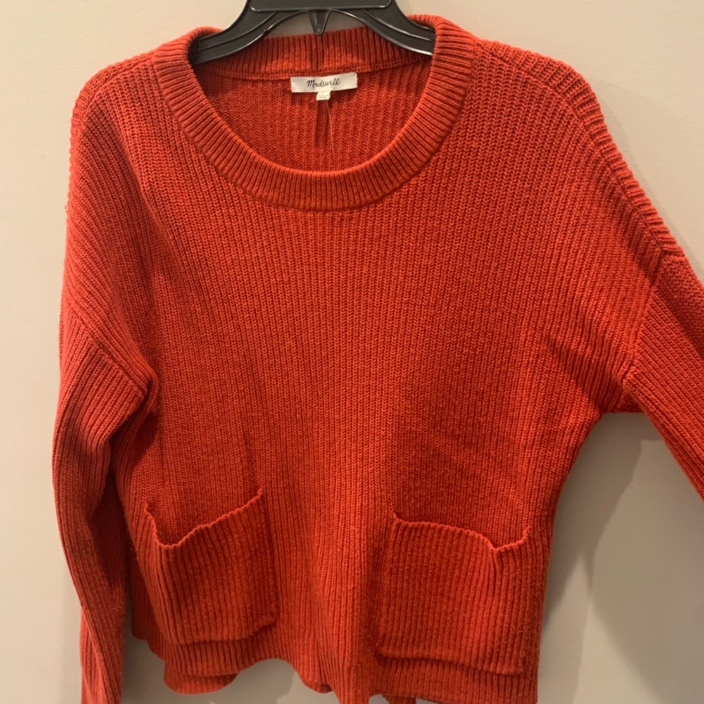 Madewell sweater with pockets